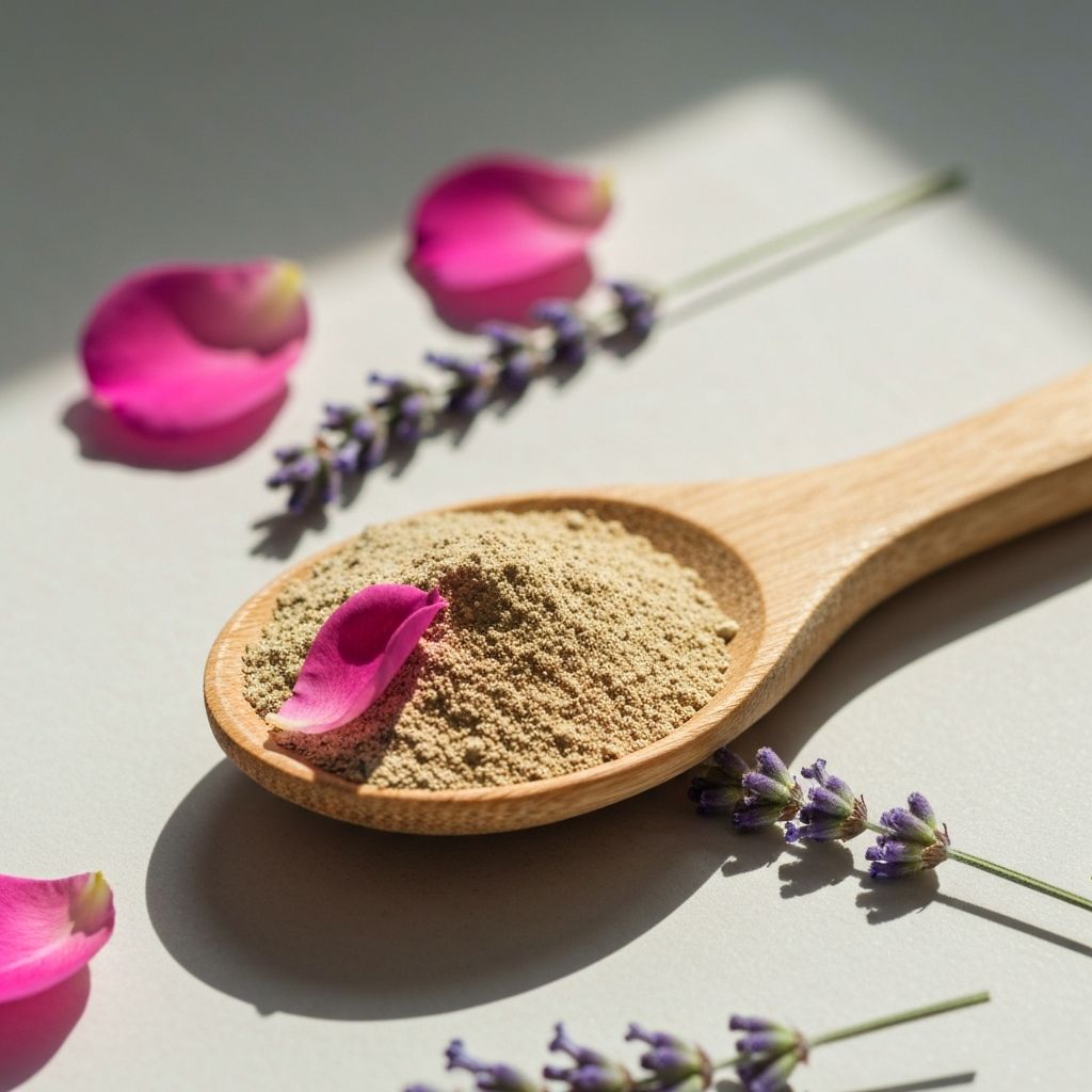 Natürliche Pflanzenpulver